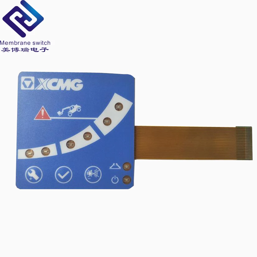 pc pet overlay graphic custom make pcb circuit touch panel with Ip67 waterproof