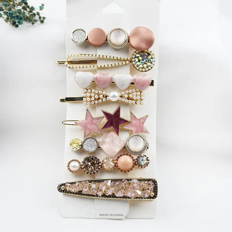 Популярные Корейские шпильки tiktok, минималистичные Изящные полые геометрические шпильки для волос, Оптовая продажа, аксессуары для волос для женщин, аксессуары для волос