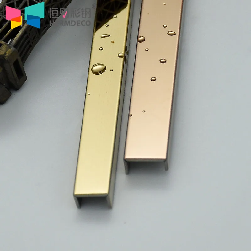 Латунная инкрустация, декоративные полоски из полированной нержавеющей стали 304 316, кромка из нержавеющей стали, T-образная отделка для плитки из нержавеющей стали