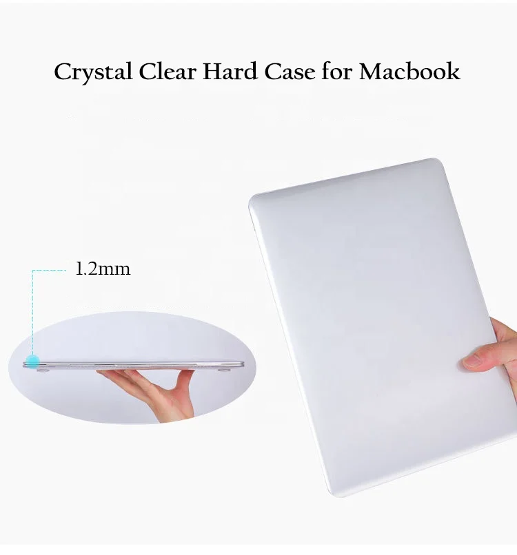  Ультратонкий легкий прозрачный жесткий чехол 1 2 мм для Macbook Air 2020 13 3 A1932 / A2179/
