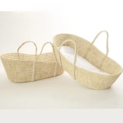 Factory wholesale price Hand-woven baby sleeping moses basket