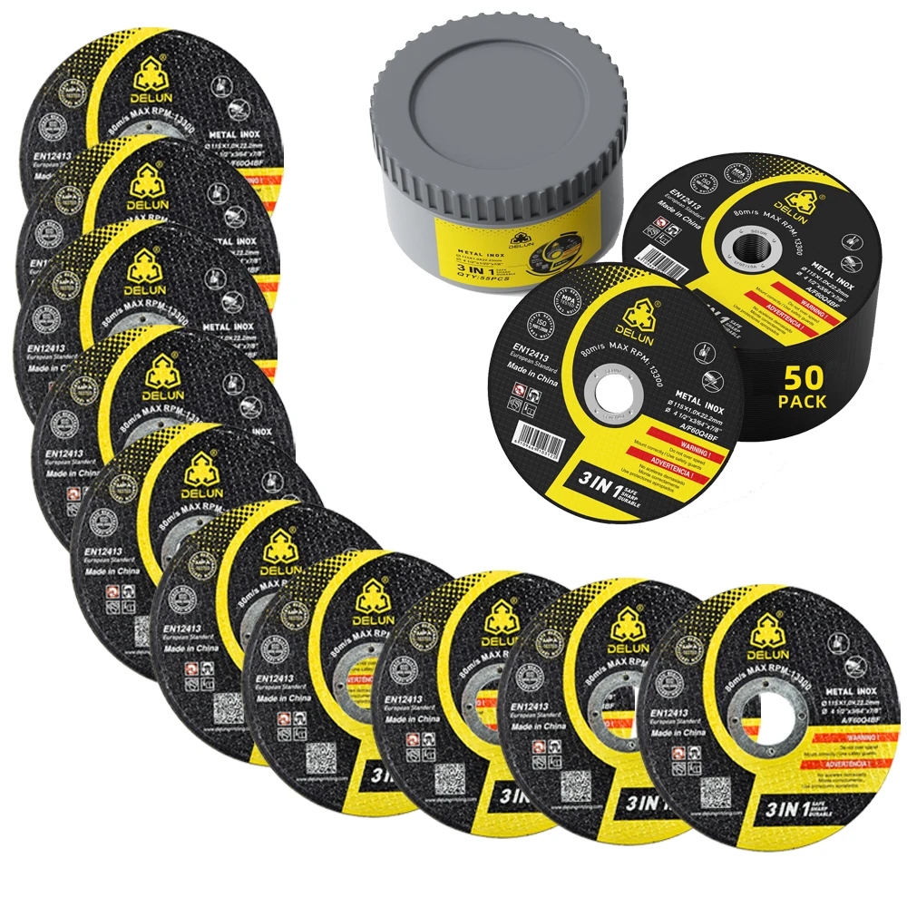 China Top Abrasives Supplier Cost Effective Price 4 1/2Inch 115mm Metal Abrasive Cutting Disc Wheel for Free Sample EN12413