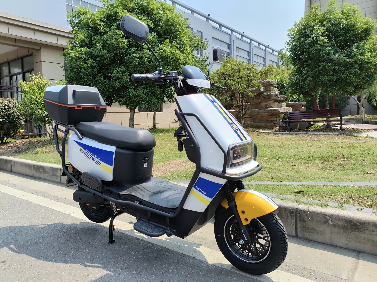Лучший электрический скутер 1200 Вт для взрослых 60V72V gowei мопед yadea высокоскоростной Электрический мотоцикл