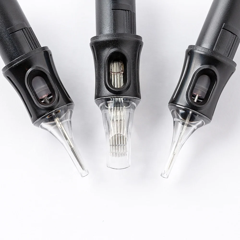 YaBa Tattoo Supply 0.3mm 1RL 23RM Tattoo Cartridges Pmu Needles Machine Tattoo Needle Cartridge