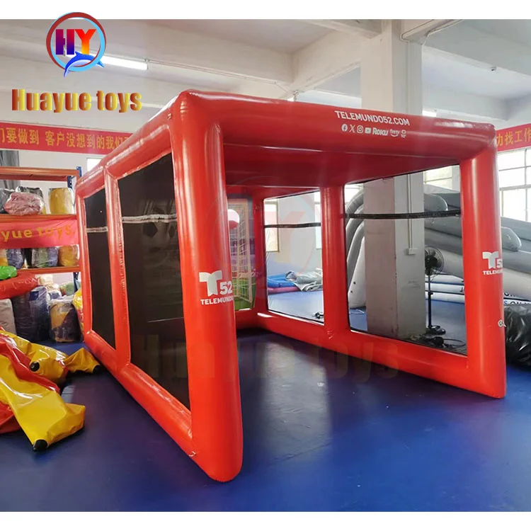 HUAYUE Hot Sale Customized Inflatable Sport Commercial Soccer Equipment Model Goal For Sport Activities Inflatable Football Goal