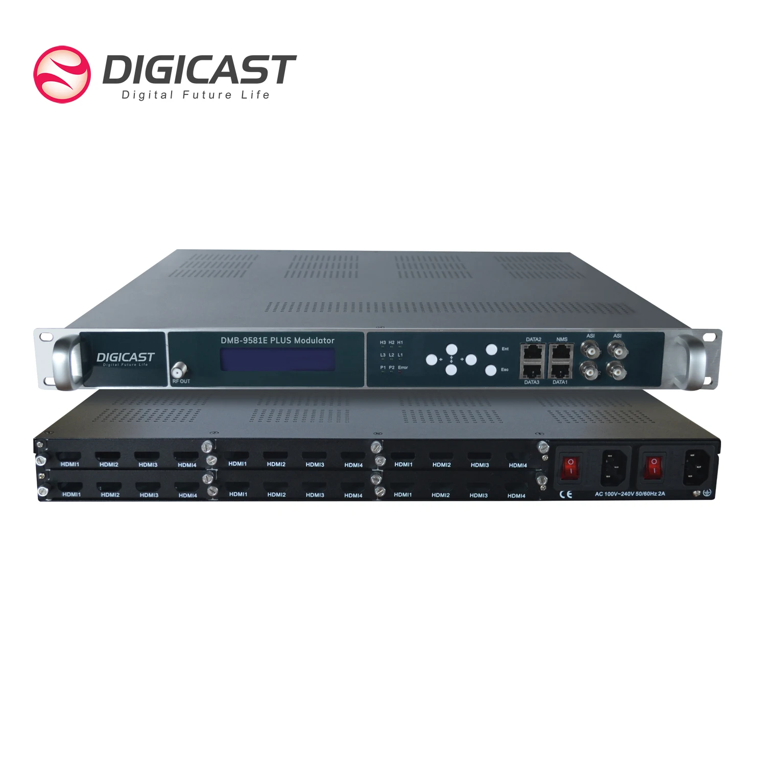 ISDBT Headend HD AV to RF Converter HDM I to 16 ISDB-T Encoder Modulator  HD to RF Modulator CATV
