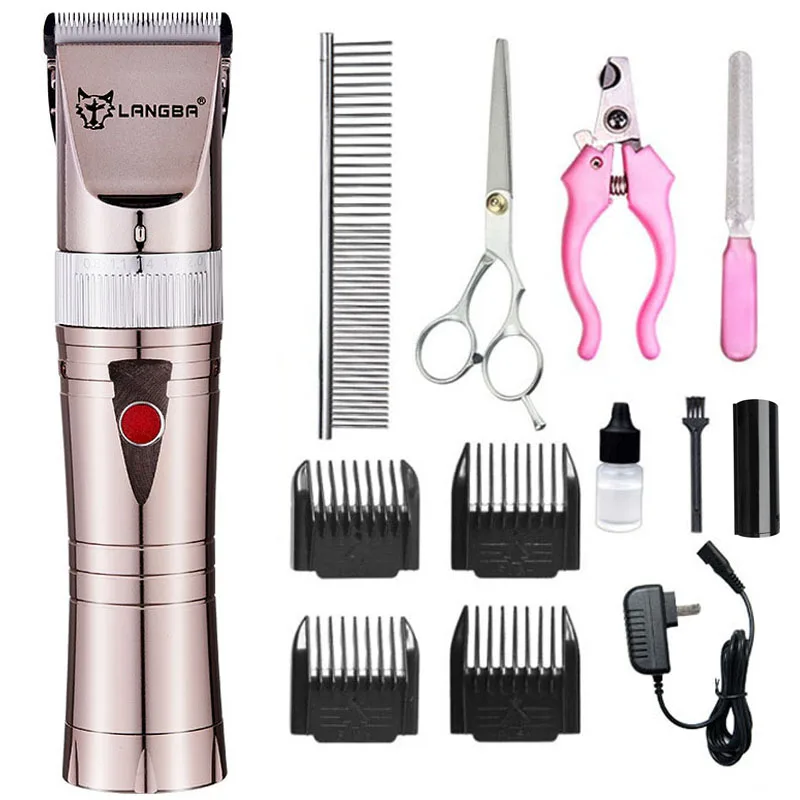Professional Cordless Electric Rechargeable and Portable Cat Dog Hair Remover Grooming Cutters Shaver Machine