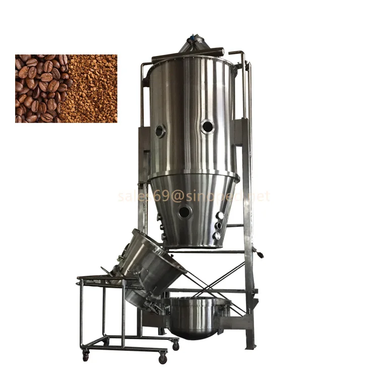 dry and wet granulators for small production pellets spheroniser fluid bed processor