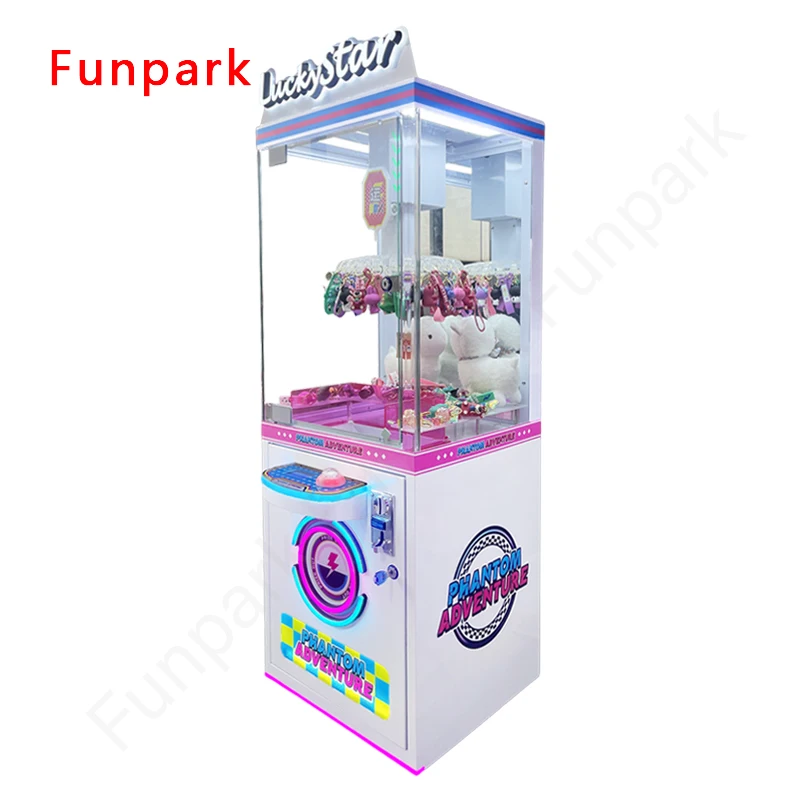Funpark Best Selling Amusement Clip Machine Mini Dolls Toys Machine Vending Coin Operated Games