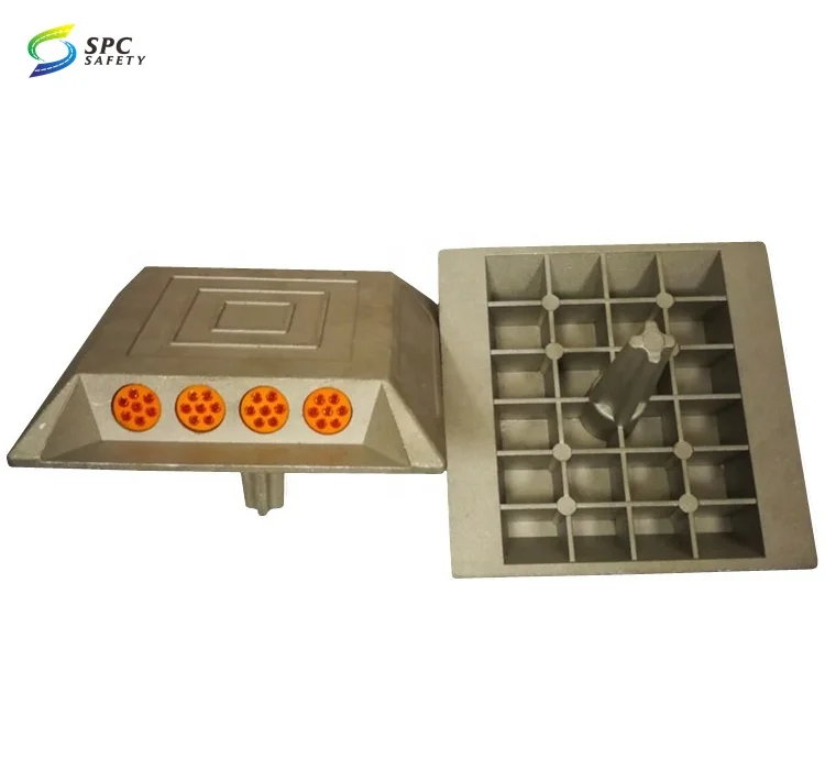 Cheap driveway traffic safety reflective sand filled road stud sign cat eye reflector raised Pavement aluminum road stud markers
