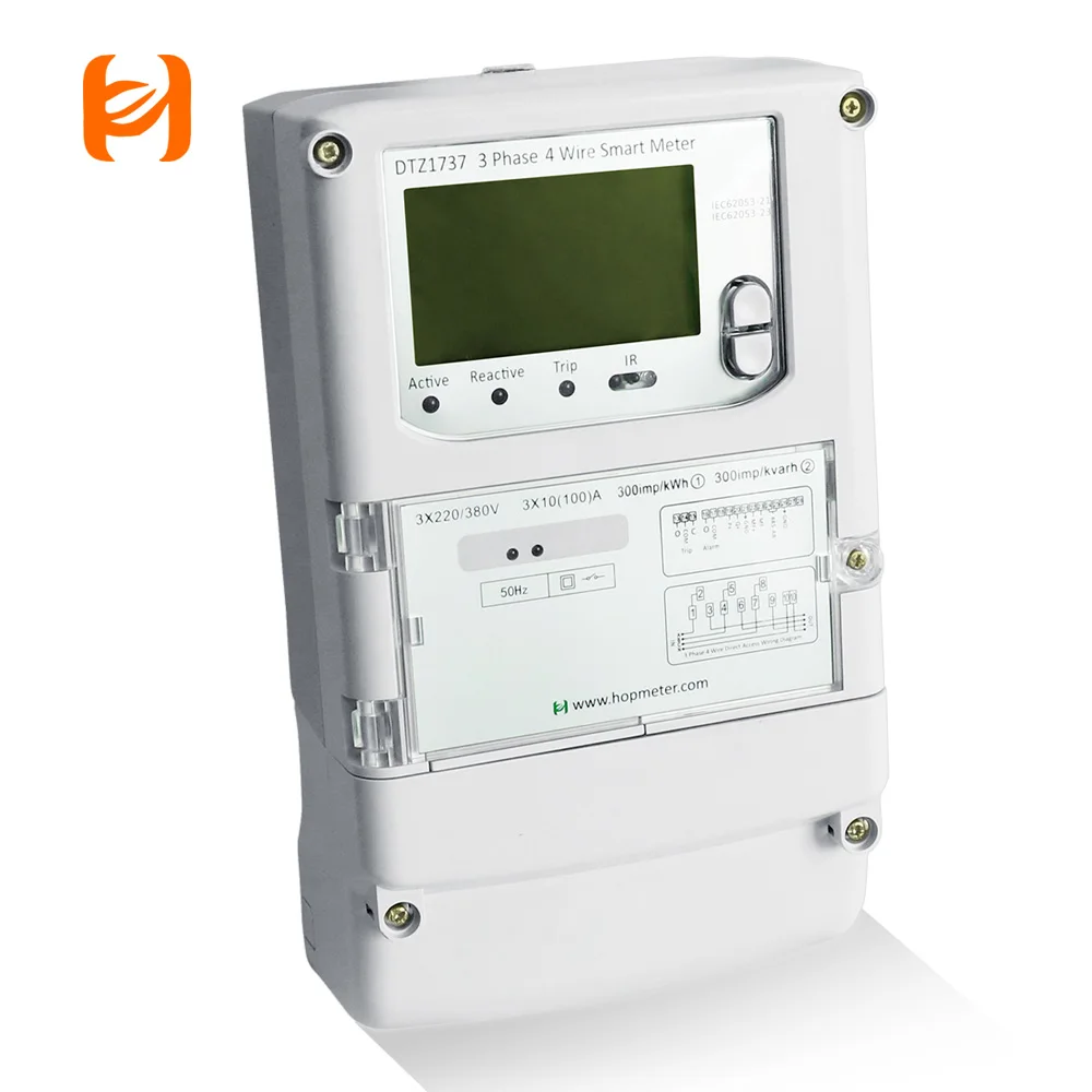 Lora/RS485/GSM/4G Communication Smart Meter Electricity For Industrial Solar Energy