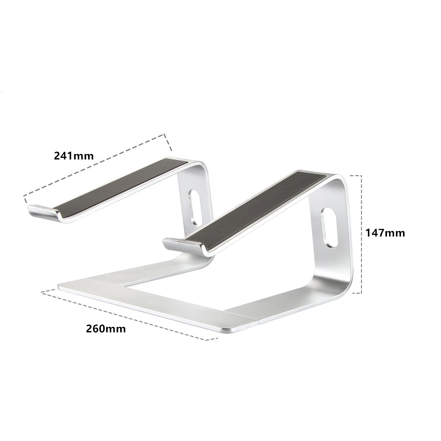  Aluminum Alloy Laptop Stand for Desk Detachable Computer Notebook Holder Ergonomic Riser Portable