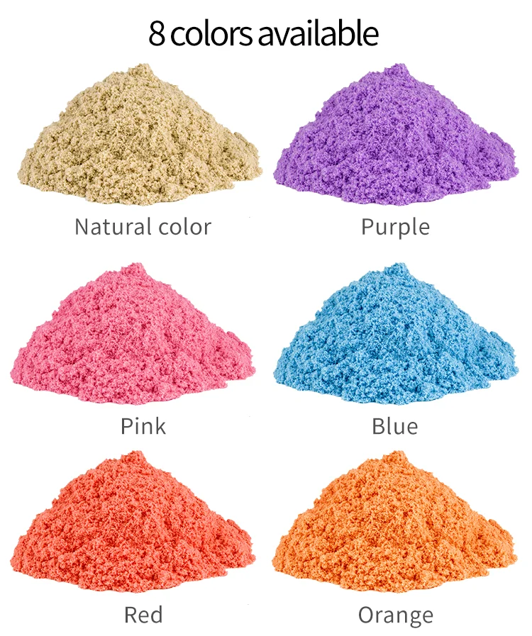 Stretch play sand space DIY sand toy children play art modeling soft cotton moving sticky mud magic sand