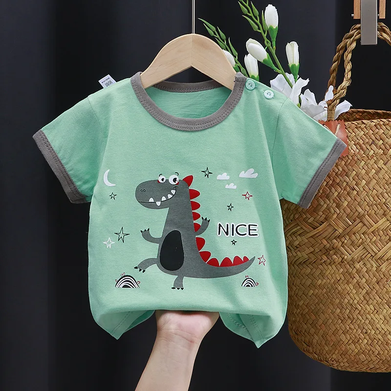 Good Price Summer Children Clothes Set 100% Cotton Short Sleeve 2pcs Baby Clothes Set Wholesale