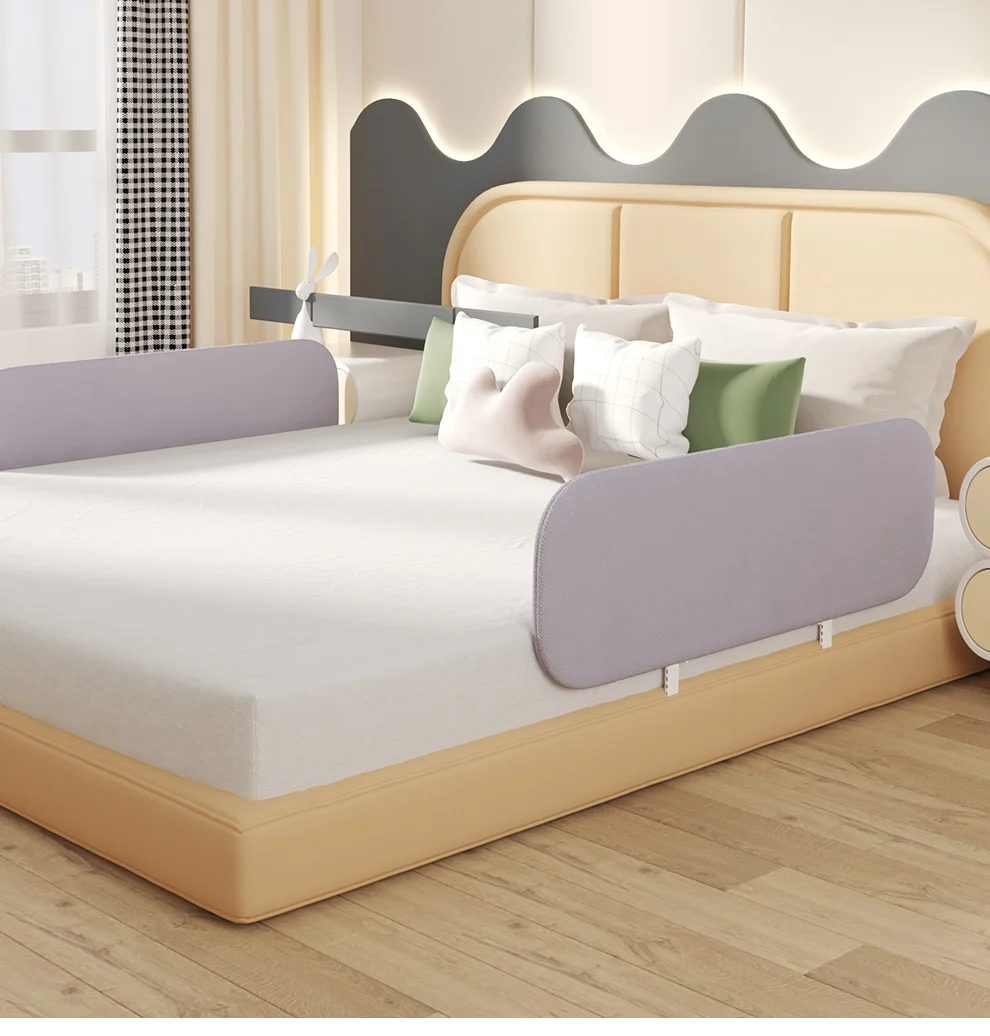 Baby bed side protection baby safety fence foldable bed rails for baby king size bed