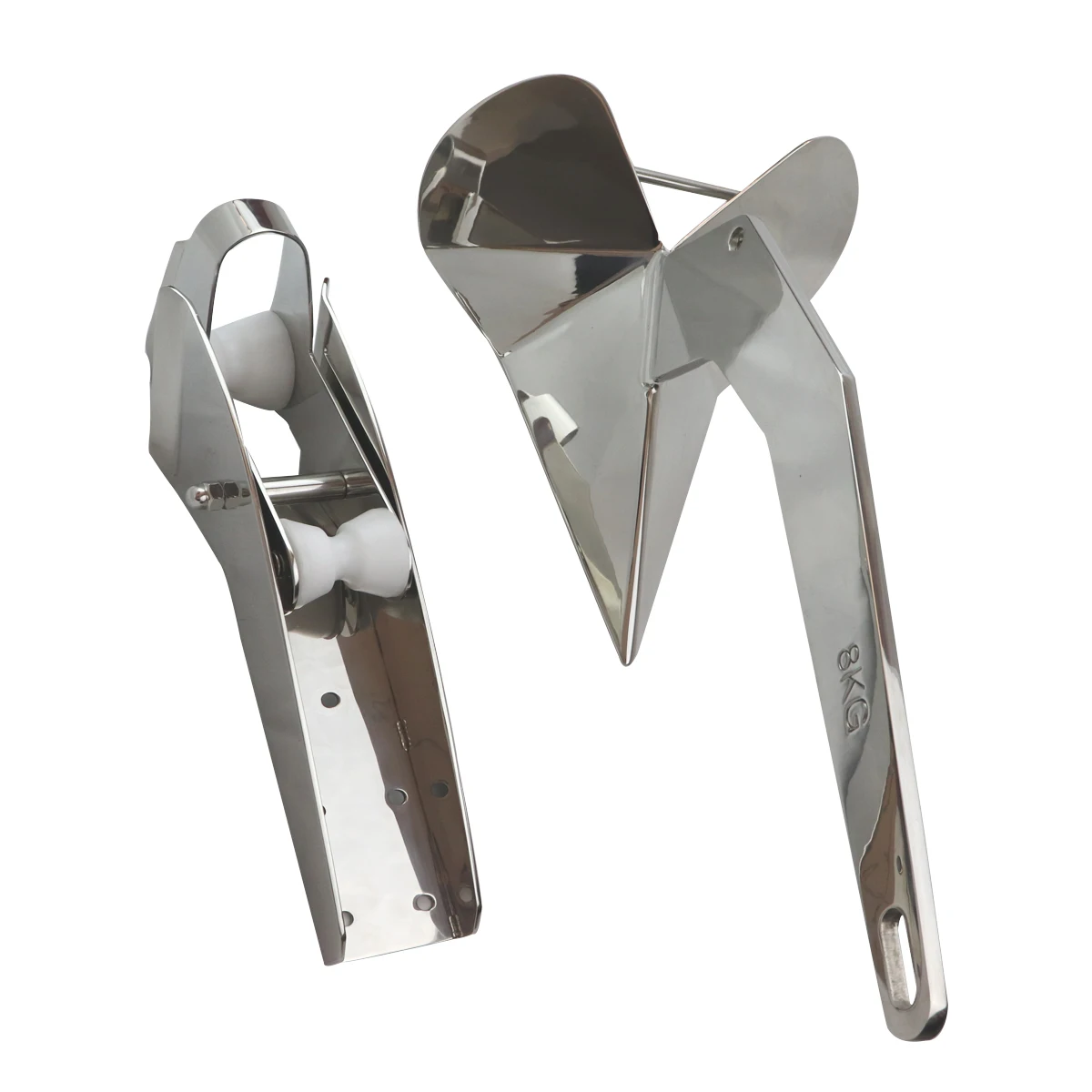 Mirror Polished Stainless Steel 316 Ship Anchor Marine Plough Anchor