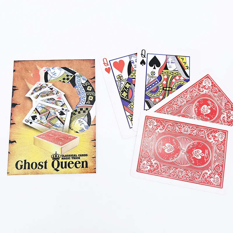 Brilliant Magic Mind Prediction Queen Cards Classic Magic Cards Trick Four Queen Card Magic