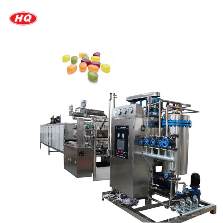 Automatic   Lollipop And Hard/Soft Candy Processing Machinery  Candy Production Line (Servo Driven)
