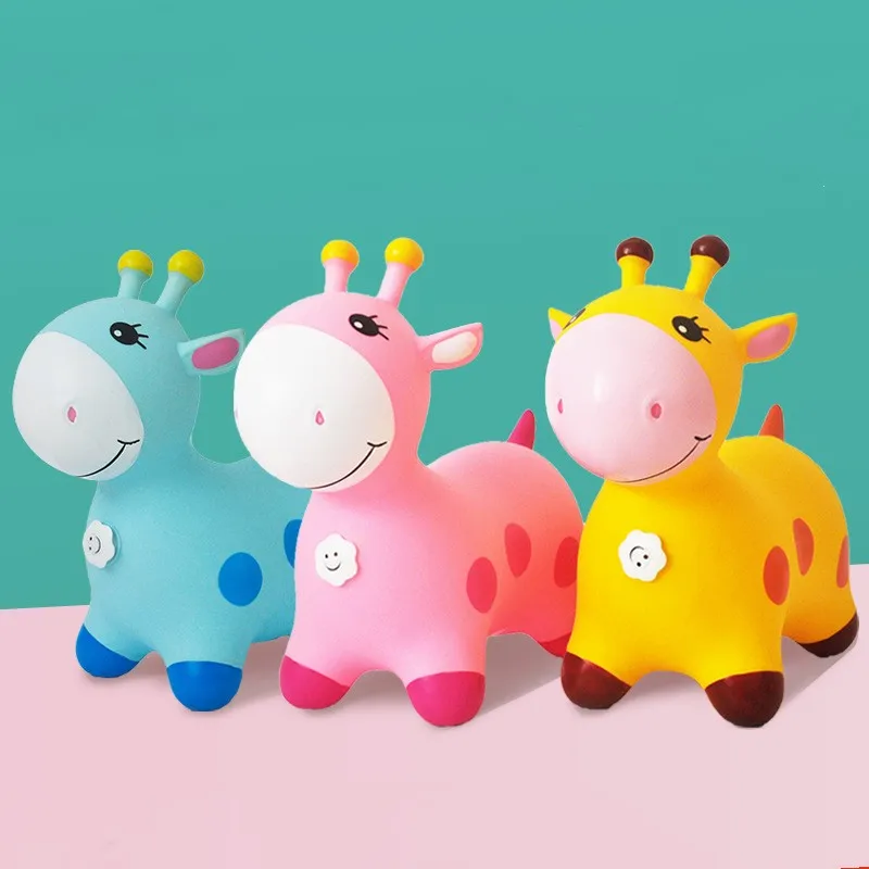 Kids Jumping Animal Toys Inflatable Sports toy Bounce Space Hopper Horse