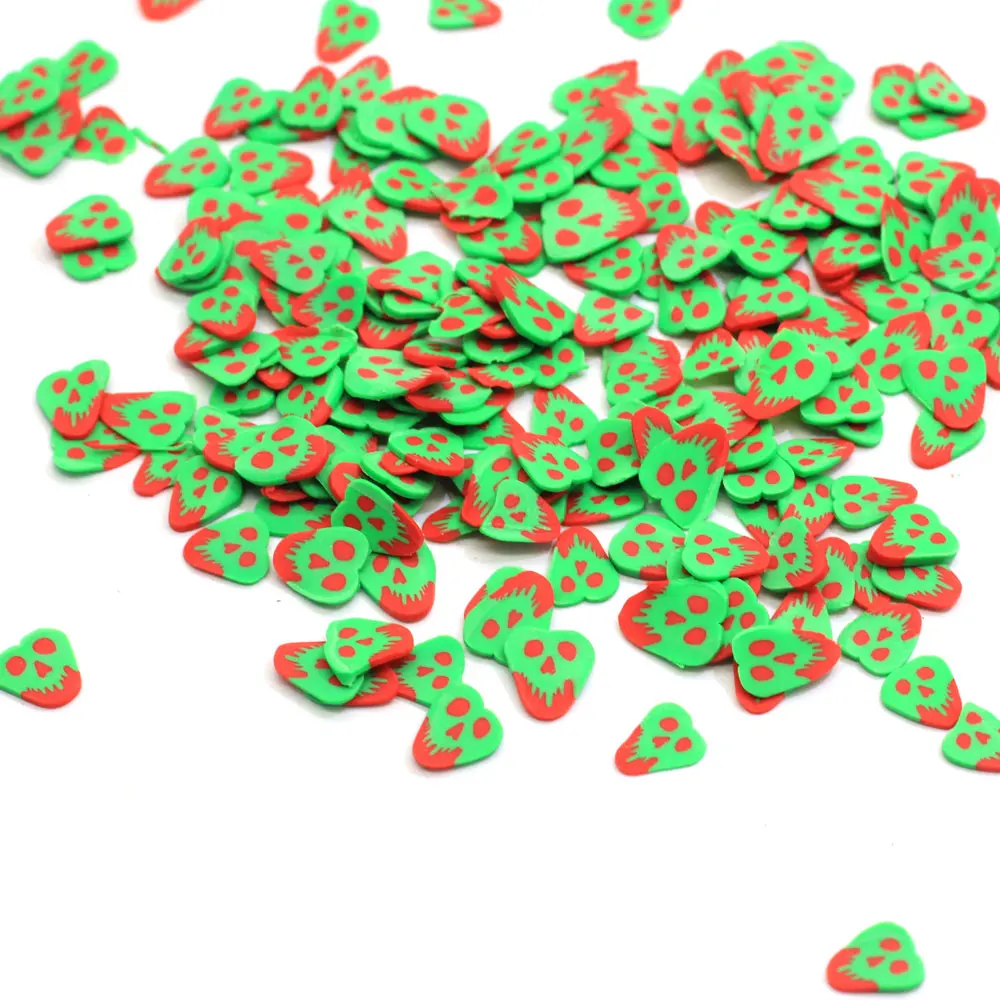 
500g Green Alien Polymer Clay Sprinkle Poison Slice For Kids Diy Soft Clay For Crafts Nail Art Scrapbooking Slime Filler 