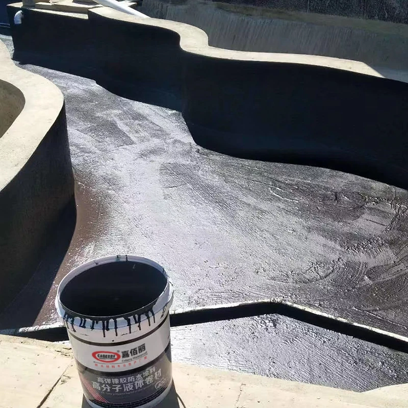 Concrete Building Decoration Engineering Black SBS Polymer Modified Asphalt Waterproof Coating