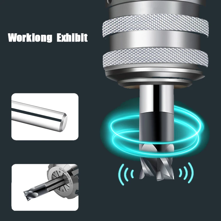 4 Flute HRC50 High Quality Solid Carbide Customized Tool Face Milling Cutter Square Endmill CNC Machine Tools Extended Handle