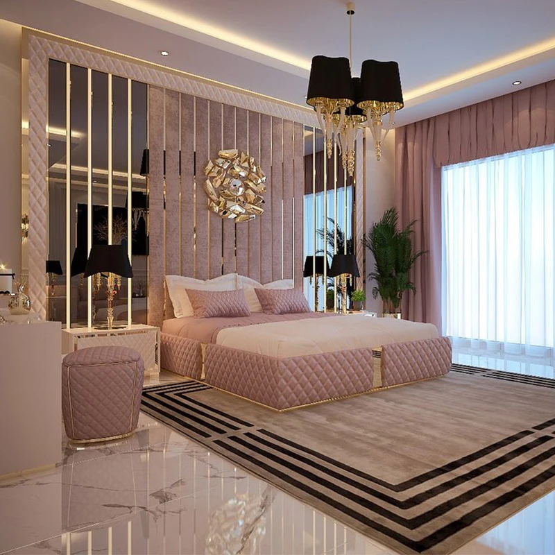 Wood king size bed wholesale set design headboard modern bedroom furniture sets