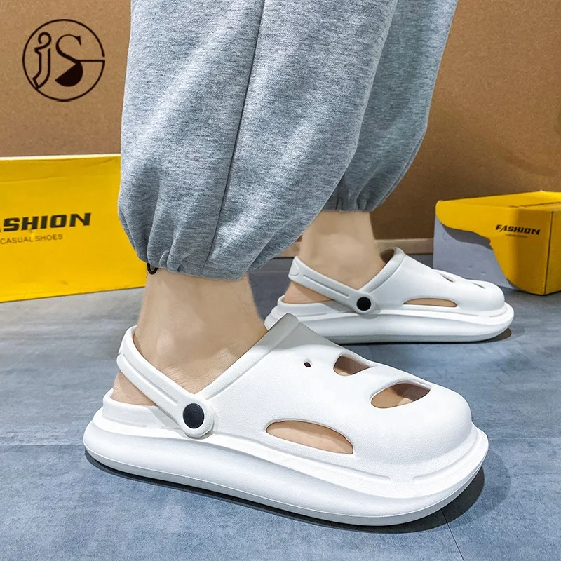 New style eva clogs slingback injected garden shoes high quality cheap wholesale men garden clogs