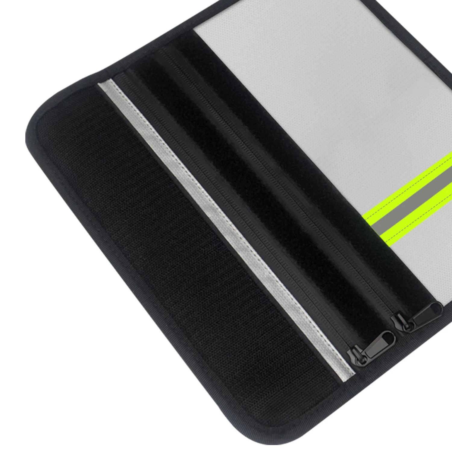 Fireproof Document Bag Zipper Customized Logo Waterproof Money Safe Travel Storage Organizer Bags for File