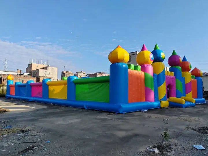 Fun Entertainment Large Outdoor Commercial Amusement Inflatable Park