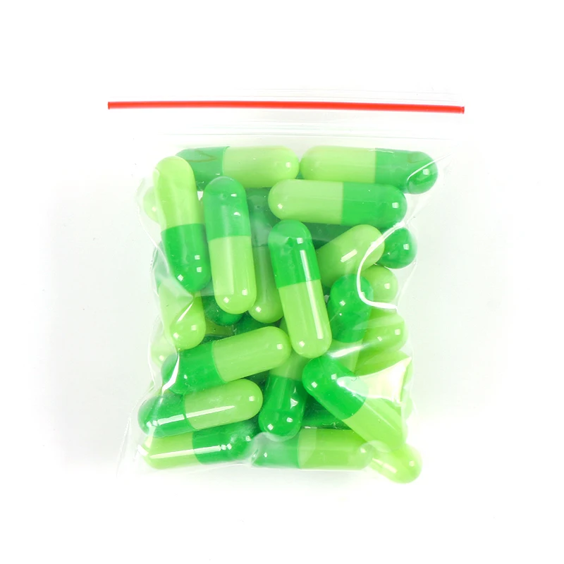 High-quality faster-dissolving hollow capsules fill capsule shells in various size colors