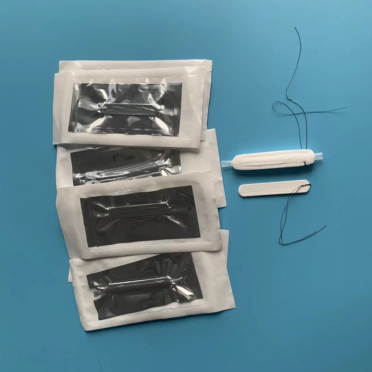 Hospital specific disposable bleeding stopper medical hemostatic nasal dressings sponge PVA nasal dressing