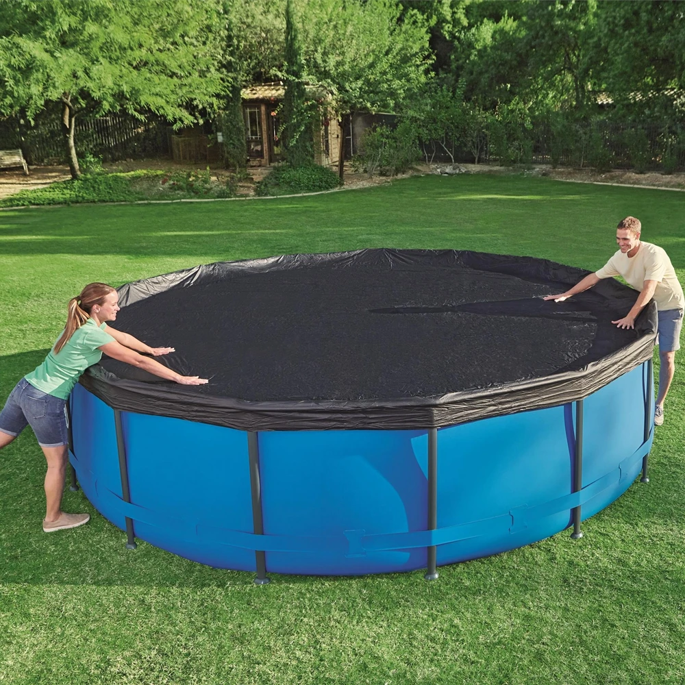 Bestway Round Steel Pro Max 15 FTX48 IN Above Ground Plastic Pool Stainless Steel Frame Pools Set For Sale