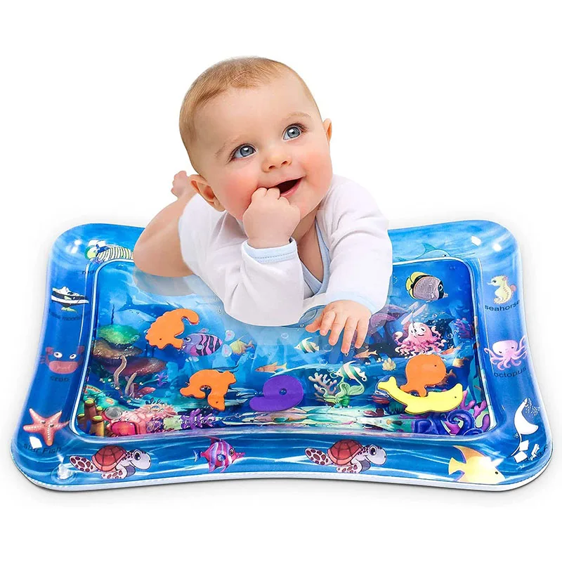  Amazon горячие продажи на животике бутылка с водой младенца коврик Детские игрушки надувной игровой для детей возраст 3 6 9 месяцев