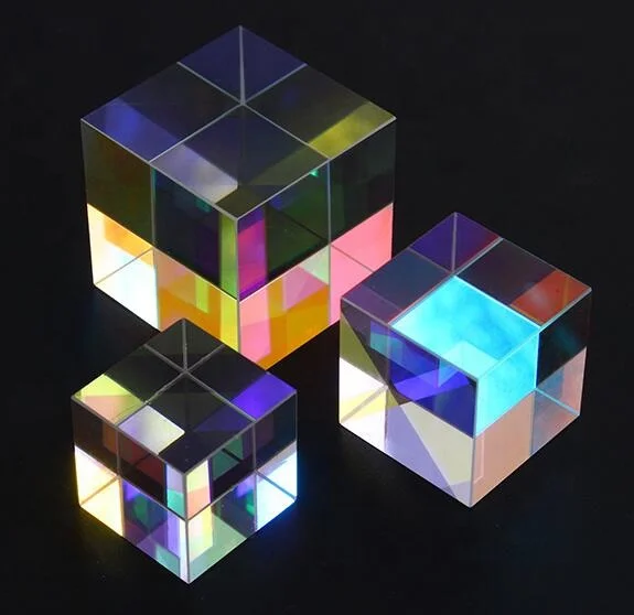 20x20 мм RGB-комбайнер кубический призматический объектив дихроические призмы для обучающих инструментов