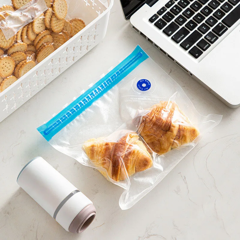 Custom Clear Transparent Nylon PE Laminated Plastic Food Storage Packaging Vacuum Sealer Bags For Food