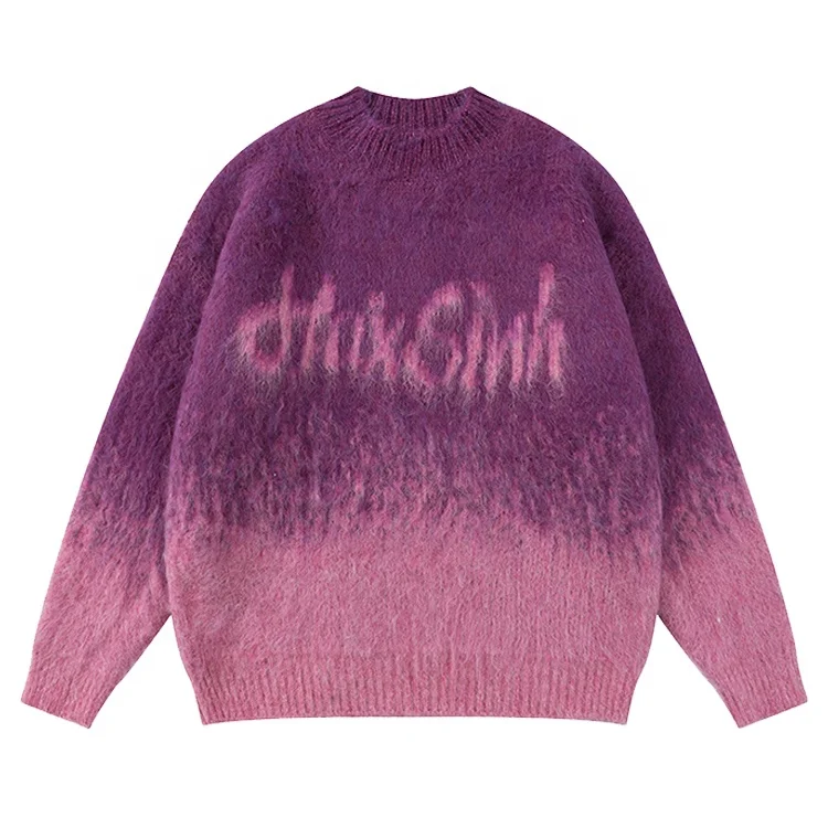 Finch Garment men sweaters mohair luxury designer wool cotton wholesale custom sweaters with logo