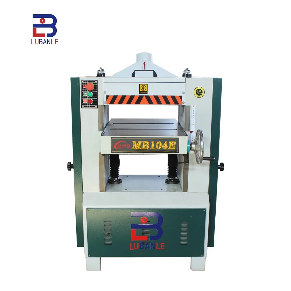 Solid wood thickness planer with spiral cutter wood planer machine woodworking planer thicknesser for sale