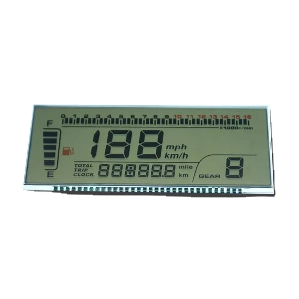 Liyuan factory supply TN positive mono segment lcd display module