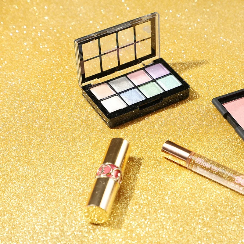 INS 7 Colors Starlight Cloth Cosmetic Jewellery Display Shooting Prop Glitter Fabric Background