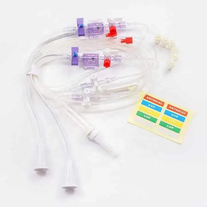 High Quality Anesthesia Accessories Intensive Critical Care Disposable Blood Pressure Transducer
