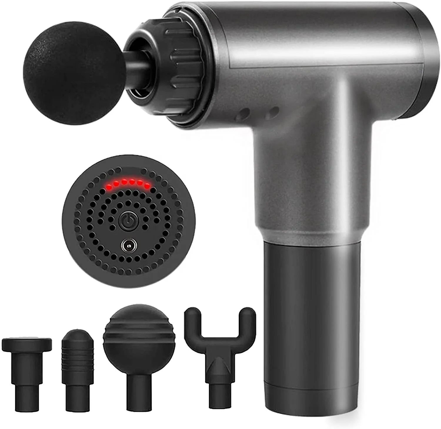 Wholesale Rechargeable Deep Tissue Sport Vibration Motor Adjustable Head Health Cordless Impact Model Muscle Fascia Massage Gun