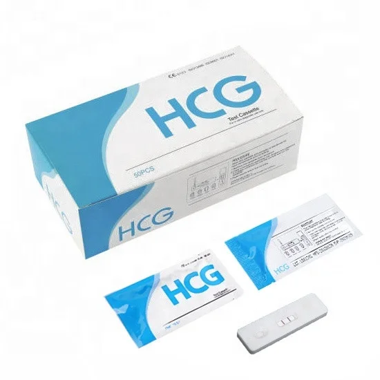 Сертифицированная CE Точная тест-полоса HCG для мам HCG Кассета для теста на беременность для домашнего использования
