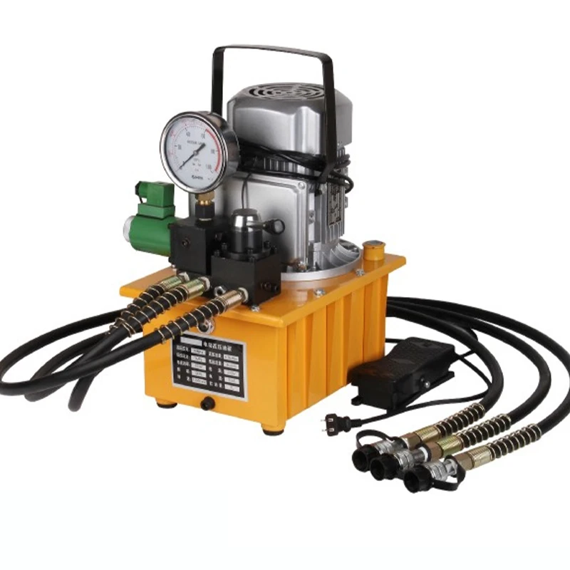 HHB-700D3 High Quality Hydraulic Electric Pump 700 Bar High Pressure Electric Three-way Hydraulic Pump Portable Oil Pump