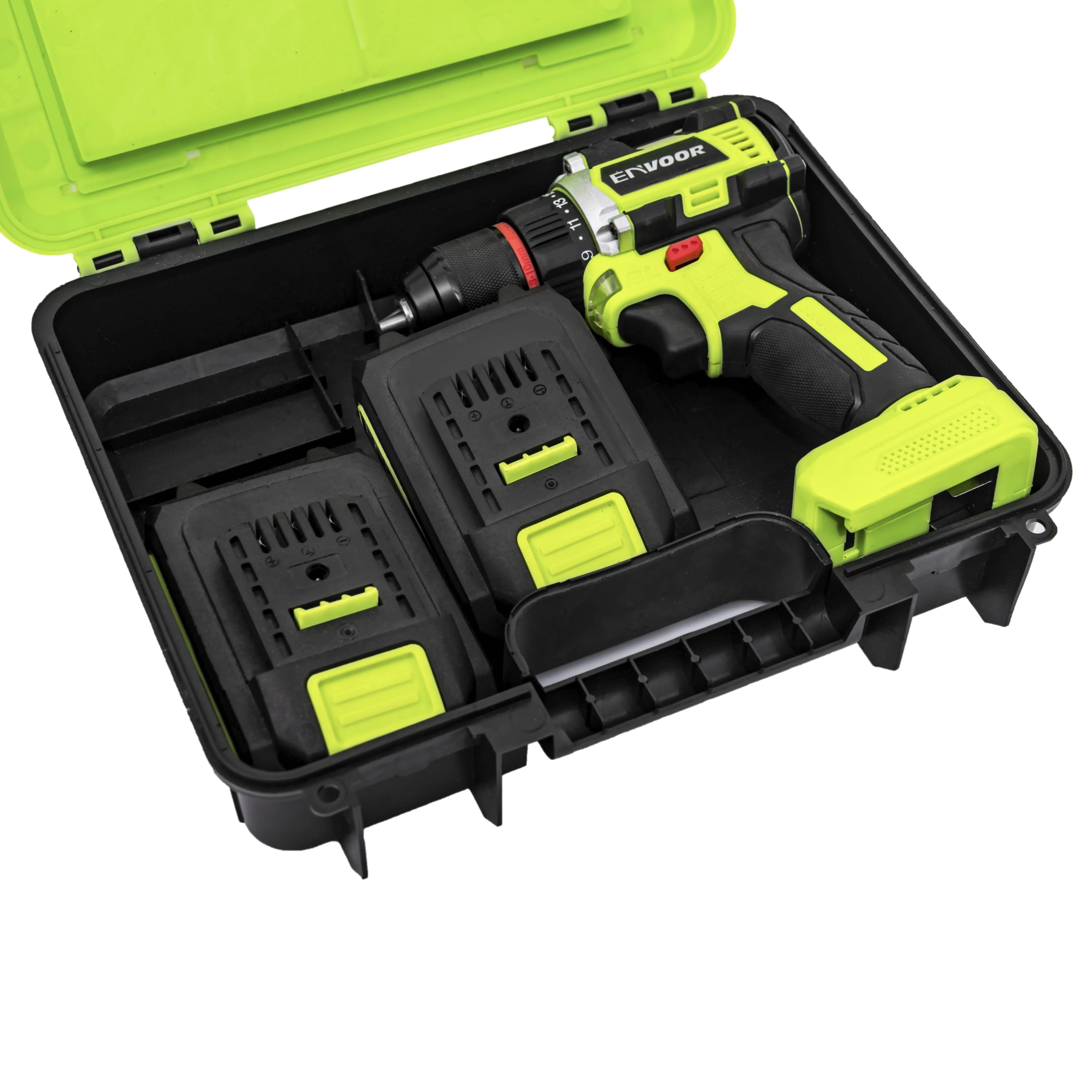 21V Lithium Battery Cordless Drilling Machine 10mm Electric Tools Brushless Motor Electric Drill