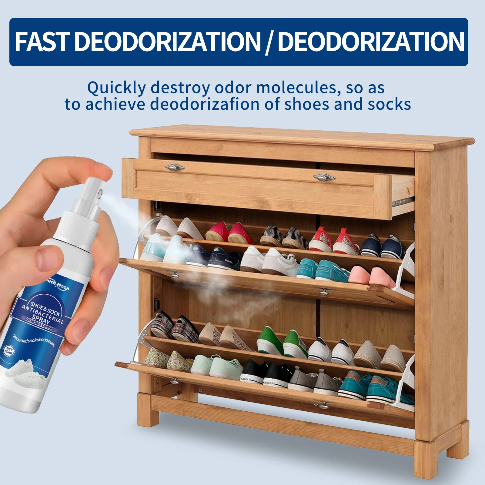 Natural Formula Odor Remover Shoe Deodorizer Spray Shoe Deodorizer Fragrance