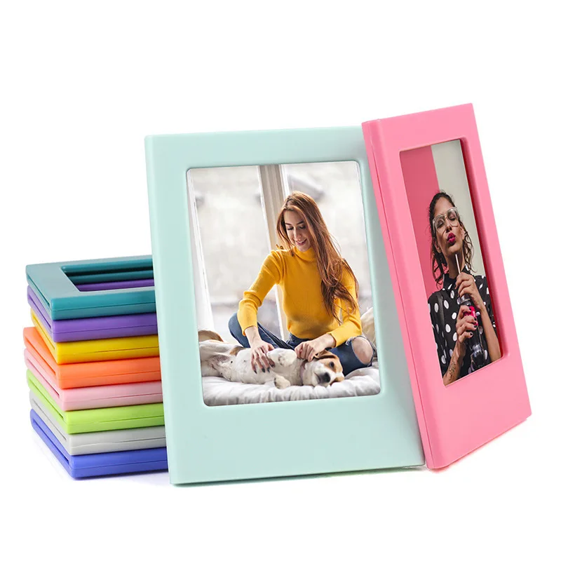 Fridge Magnet Instax Mini Picture Frame Plastic Homedecor Abs Magnetic Photo Frame Fridge Magnet
