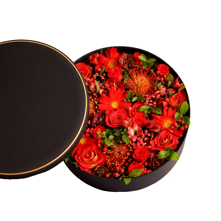 JODY большой 99 розовых шелковых атласных круглых квадратных в форме сердца высококачественные Цветочные принадлежности Подарочная коробка для цветов