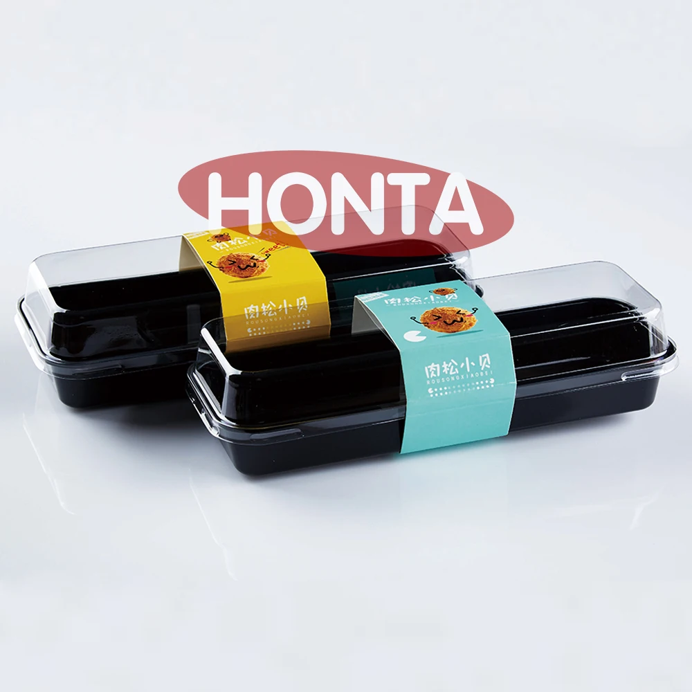 Clear transparent for rectangular disposable with lid plastic food boxes pet small transparent food plastic box
