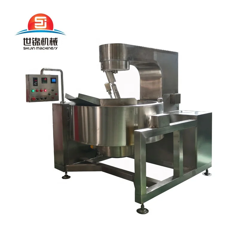 Jacketed Kettle Industrial Steam Pressure Cooker Meat/Sauce/Jam/Paste/Vegetable Beef Meat Industrial Cooker